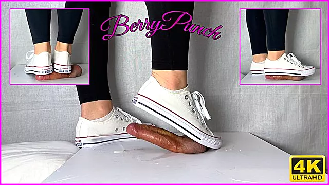 Step-Mom Converse Cock Trampling - Shoejob - Foot Fetish - CBT - 4K