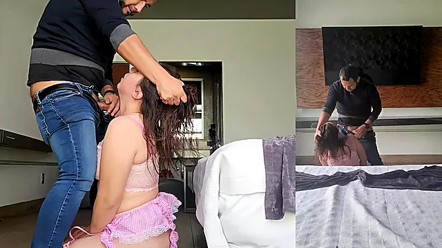 Submissive Slut Humiliated, Slapped, Spit on, and Fucked Hard in the Ass