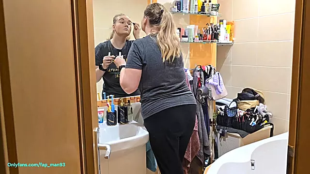 Watching My Wife Get Ready... She Looks So Good | Mirror Makeup Routine