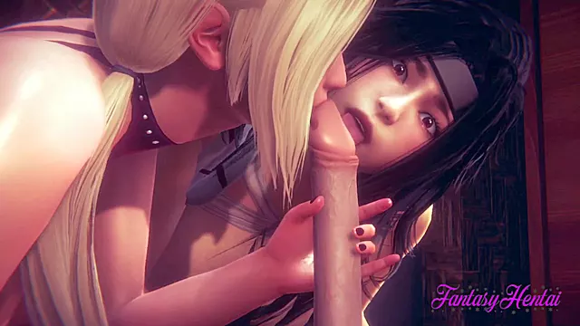 Tsunade and Kurenai go wild in a 3-way Naruto anime adventure