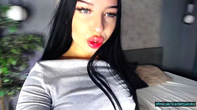 Scarlettjakobs dominates solo with big tits and slick cum