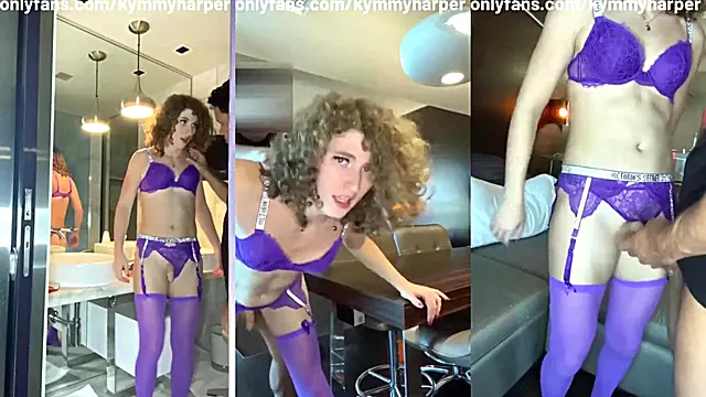 Sissy femboy ass fucked raw in Vegas gangbang
