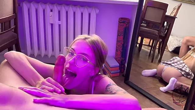 Asked My Friend To Check How I Give A Blowjob