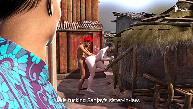 Father-in-law Took His Desi Daughter-in-law Meena to the Village and Fucked Her.