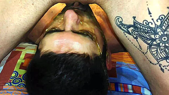 Wife Sits On My Face And Pisses In My Mouth - Extreme Squirting Orgasm & Femdom Humiliation