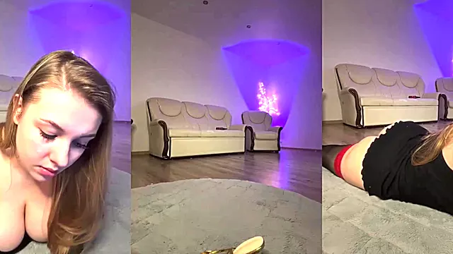 JUCIELUSSIE WILD MASTURBATES IN RED STOCKINGS AND HEELS