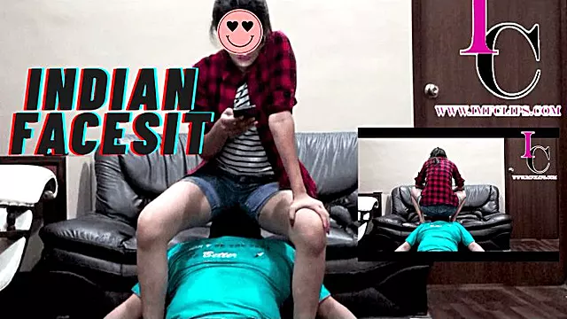 Extreme Indian Jeans Facesit