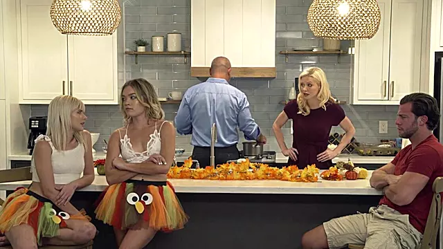 Blonde girls are going to enjoy a wild stepfam fuck