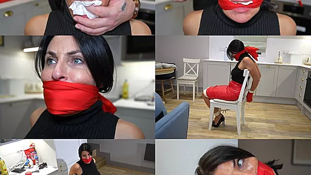 Gefesselt, Stuhl Gefesselt, Gefesselt Gagged, Klebeband Gefesselt, An Stuhl Gefesselt Und Geknebelt