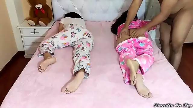 Young Nieces in the house of Uncle. #1