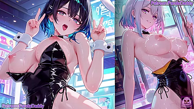 Zenless Zone Zero bunny suit hentai - big tits CoCo Bunny Suit Blow Job for her boss hentai by PandaDaddy