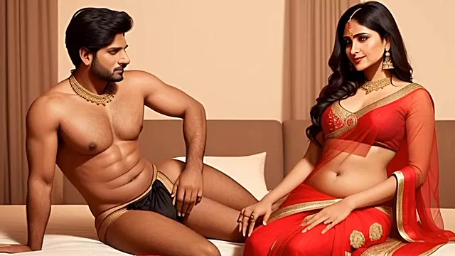 Scorching hot desi Indian plumber has wild orgy with busty bhabhi