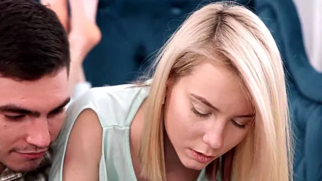 Guy gets to screw her ass after kissing her sexy feet