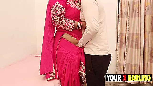 Punjabi Stepmom Fucks Stepson Standing in Winter - Hardcore Desi Sex