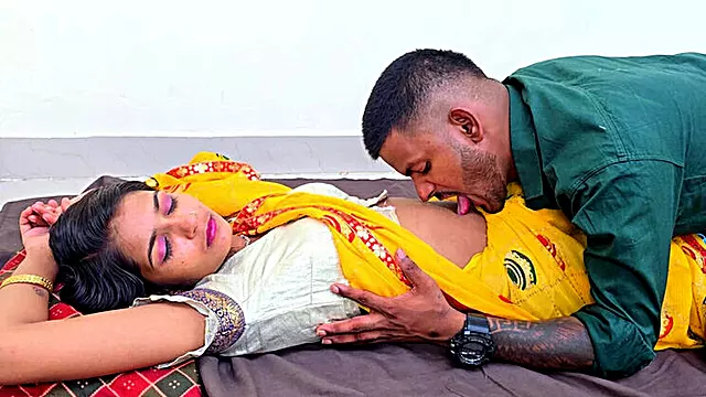 Desi Bhabhi Sawita Fucked Rough by House Owner While Wife is Away - Anal, Blowjob, Hardcore Sex
