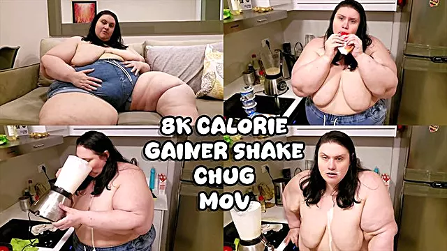 8K Calorie Gainer Shake Chug (MOV)
