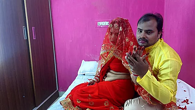 Sona Bhabhi Hot First Night - Newly Married Indian Couple Hardcore Sex & Romance