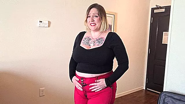Break Time Blasts in Red Jeans