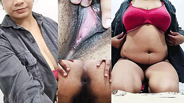 Desi Indian Bhabhi Big Ass Twerking and Masturbation with Pink Pussy Closeup