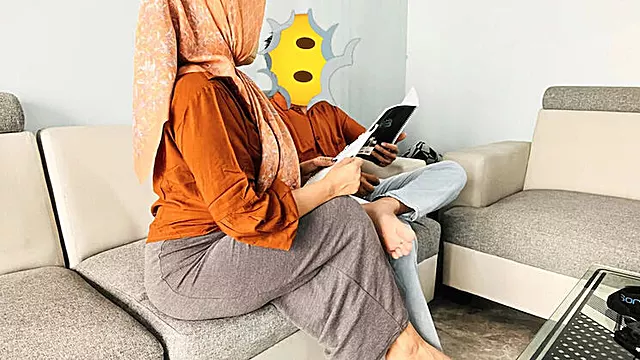 Pregnant Hijab Teacher Fucked by Principal - Creampie Ending Part 2 - Nadalyne Indonesian Homemade