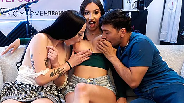 Hailey Rose and Scarlett Rosewood's big cock movie by Nubiles Casting