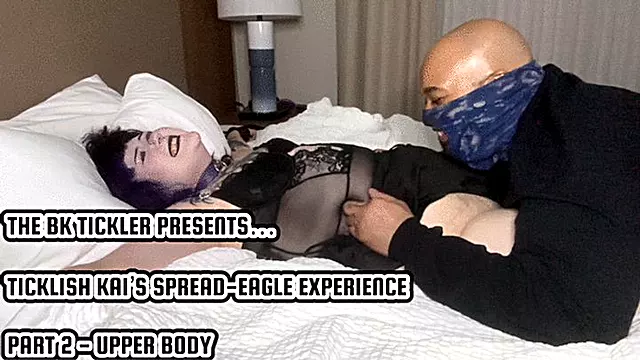 TICKLISH KAI S SPREAD-EAGLE EXPERIENCE - PART 2 - UPPER BODY