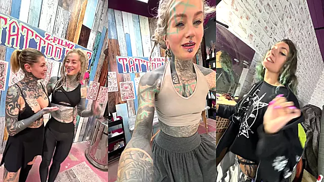 Quick BTS with me at the Z-Filmz Tattoo Shop