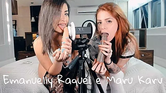Brünette Blowjob, Dildo Und Schwanz Blasen, Brasilian Blowjob, Babe Brünette, Brünett Dildo