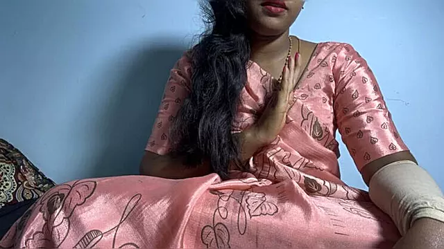 Tamil Girl Nude Dirty Talk - Chithi Role Play with Big Tits & Fingering