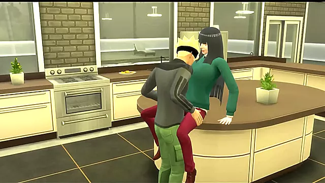 Hinata Tempts Boruto With Hardcore Anal Sex & Bouncy Big Tits