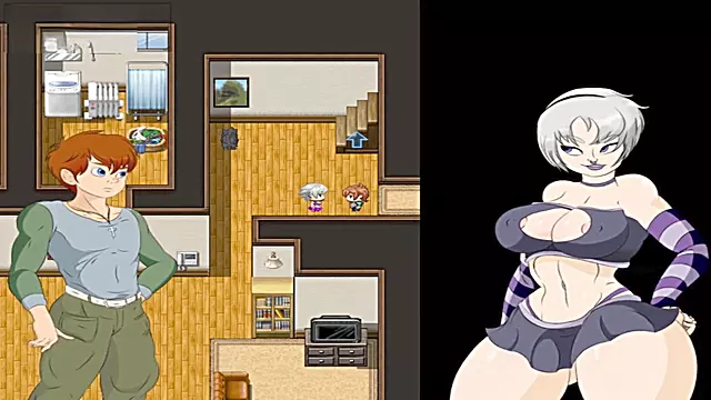 Hentais, Hentai Mit Dicken Titten, Hentai Großer Penis, Schwanz Im Mund, Firsting Bei Mutter