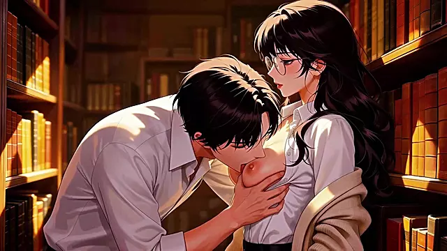 Gaped by her moe glasses her mouth fucked hard the scholar s tutor