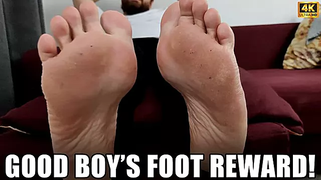 KingMarti: Good Boy's Foot Reward - 4K UHD 2160p