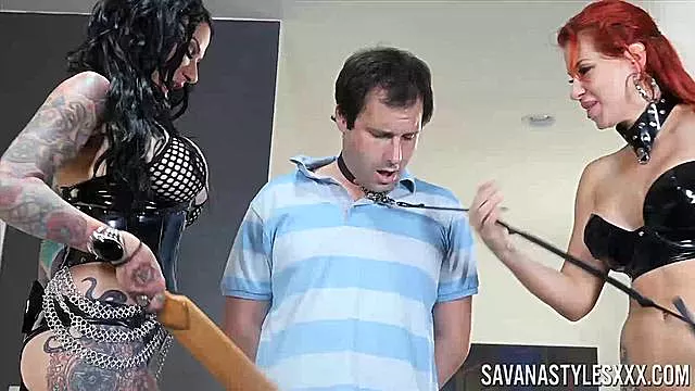 کوس بزرگ لیسیدن, کردن کوس پستون گنده, لیسیدن پا زن سروری, زن سروری تنبیه, فتیش خشن, فتیش سه نفری