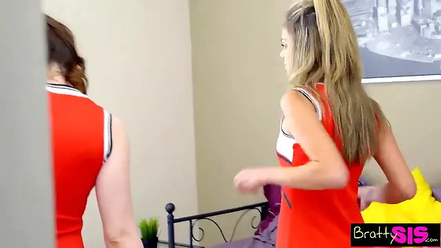 Bratty Sis - BFF Catches StepBro Creaming His Sisters Pussy! S6:E8