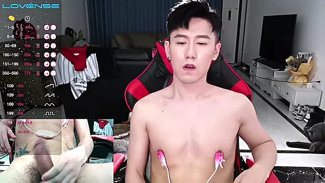 Double-camera, Self-insertion, Nipple Clips, Ejaculation