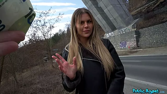 Public agent - tastey chick with divine Natural Tits went all the way total scene