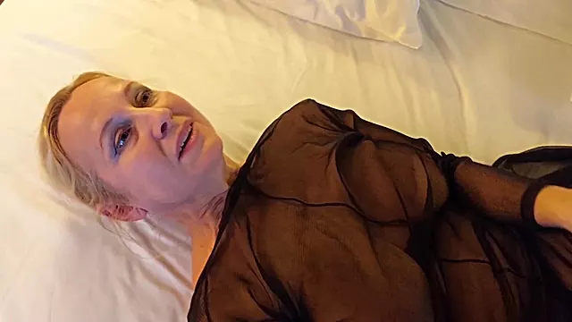 Mature Blonde Wife Selena Enjoys Sex In Peignoir