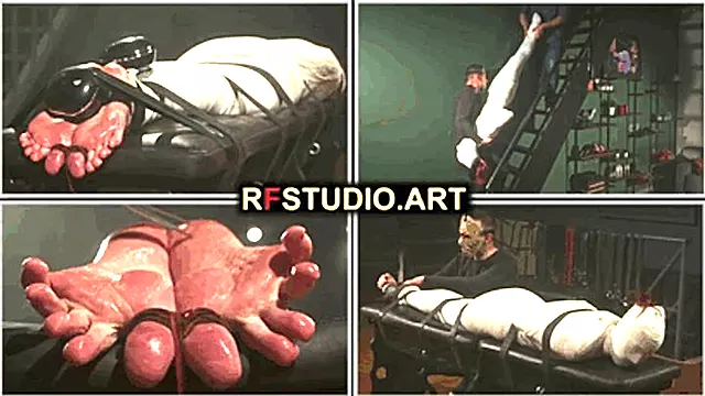 Daria - Complete Bandage Mummification with Barefoot Tickling (UHD 4K MP4)
