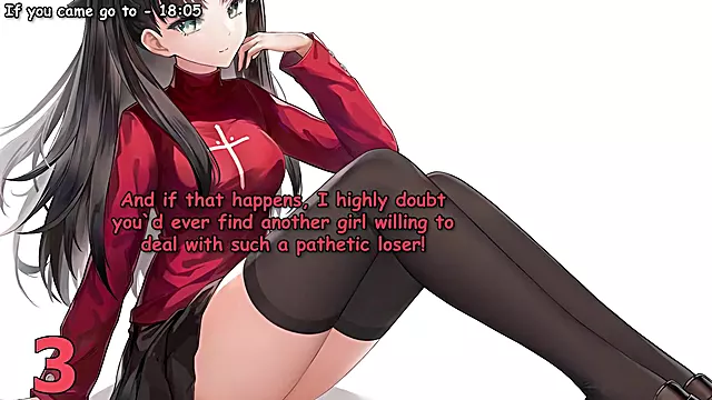 Rin calls you a loser for 16 minutes straight! Hentai joi / Feet / Femdom / Loser boyfriend / Rin Tohsaka / muldiple endings / Possible denial