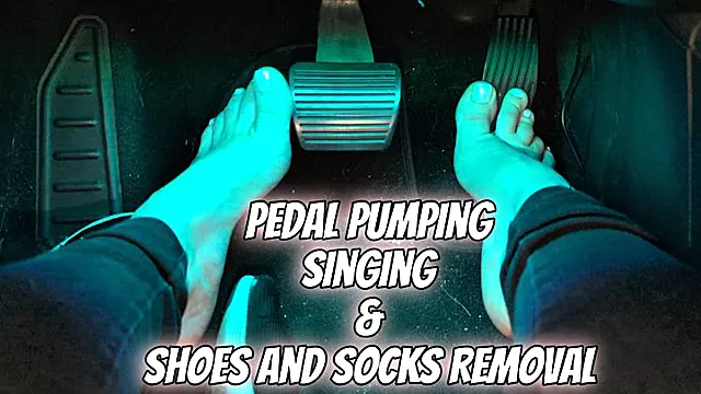 Pedal Pumping Singing and Shoes and Socks Removal