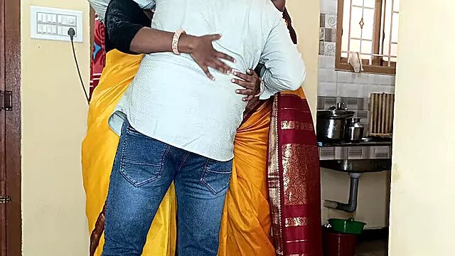 Hot Indian Threesome with Pushpa Valli and Laxi Ammu - Blowjob, Maid, Hairy Fucking in 4K