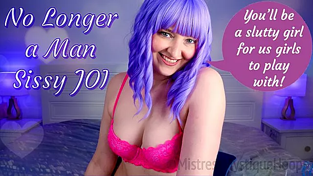 No Longer A Man Sissy JOI - Made into a sissy slut for Mistress and her friends to use! - Female Domination, Femdom, Sissification, Feminization, Humiliation with Mistress Mystique Hoops - MP4