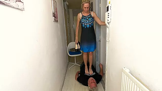 Danielle Trampling Bare Foot & Heels 8