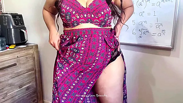 Passionate Indian Math Tutor Makes Learning The Six Laws Of Indices Fun With Sexy Dance & Glamour!