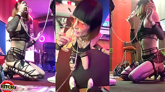 Sex Slave, Submissive in Front of a Beautiful Cock in Facefucking for the St Valentin Vanessabitchx Parischiennetrvprod