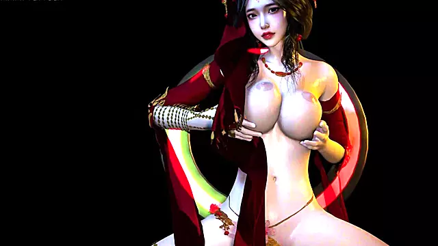 Queen Beauty in 3D: the Rise of the Big Boob Deity - 3D Animation Hentai