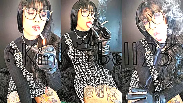 Chainsmoking boss reminds you how powerful she can be - Kinkerbell23