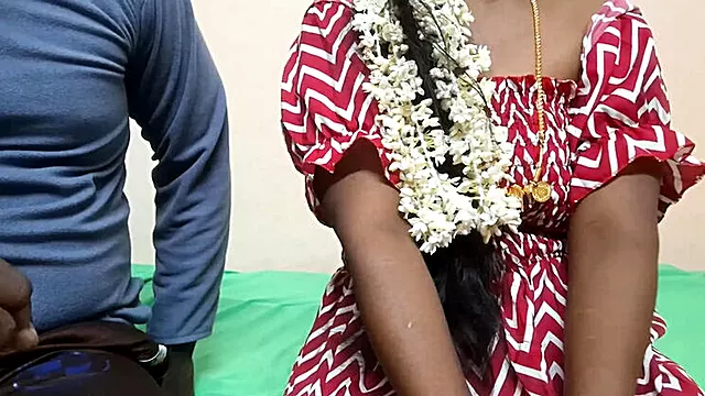 Tamil Wife Teaches How To Control Husband - Deep Throat Blowjob & Hot Kissing