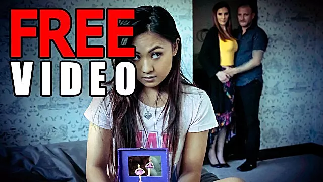 Asian Babe Elle Voneva Takes Stepdads Cock From Behind While Licking Stepmoms Holes